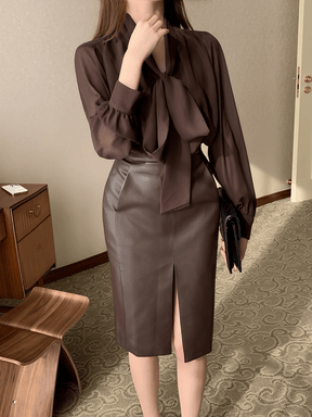 Blusa de chiffon Verónica