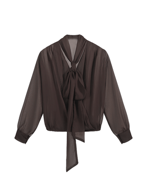 Blusa de chiffon Verónica