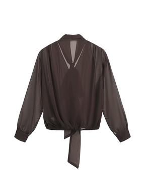 Blusa de chiffon Verónica