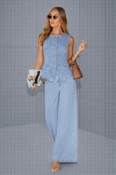 Conjunto femenino de mezclilla Cecília