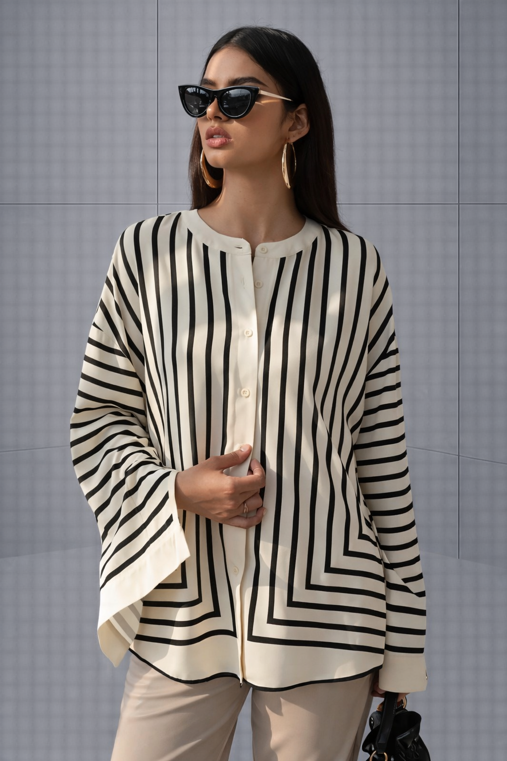 Blusa femenina tipo bata Mia