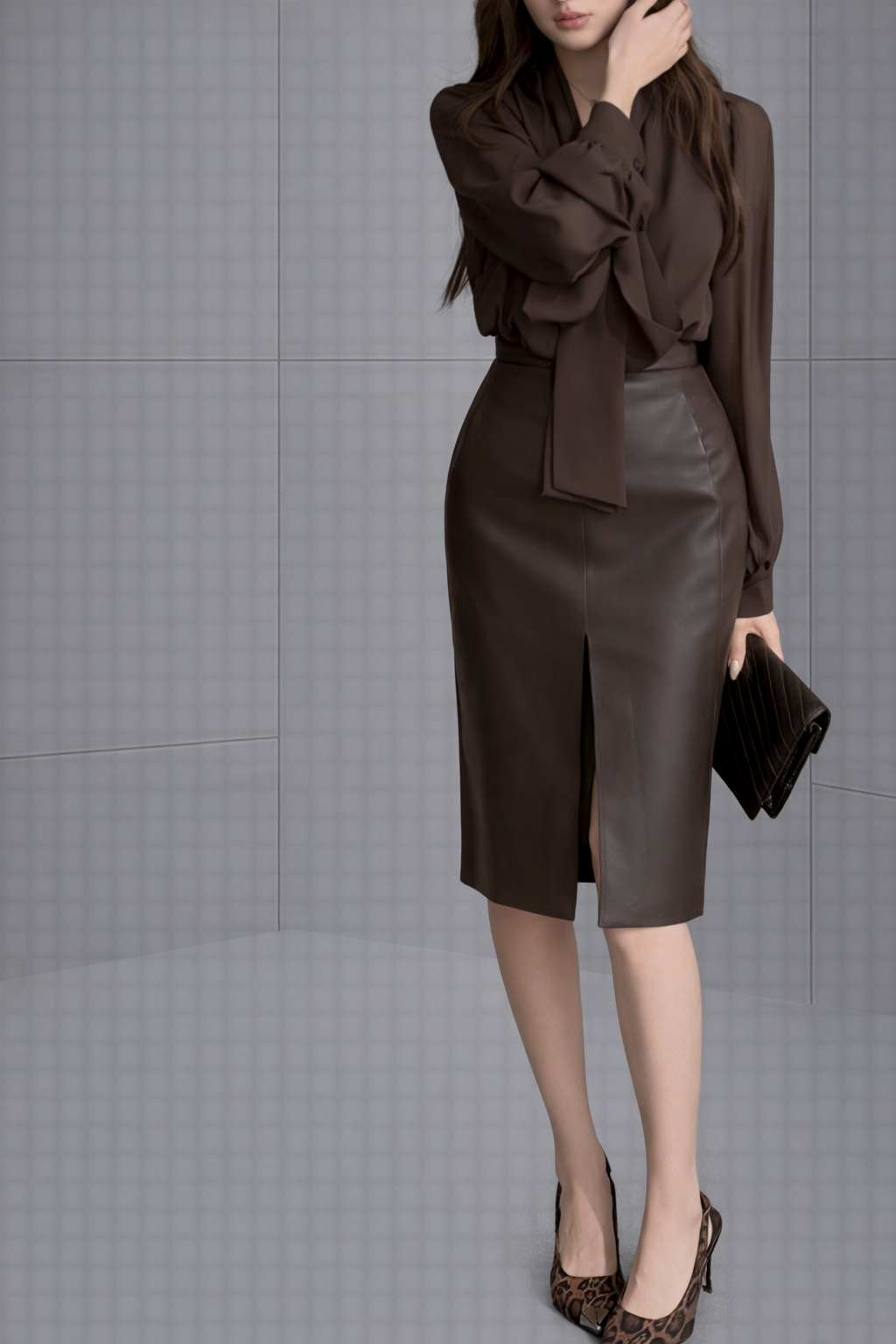 Blusa de chiffon Verónica