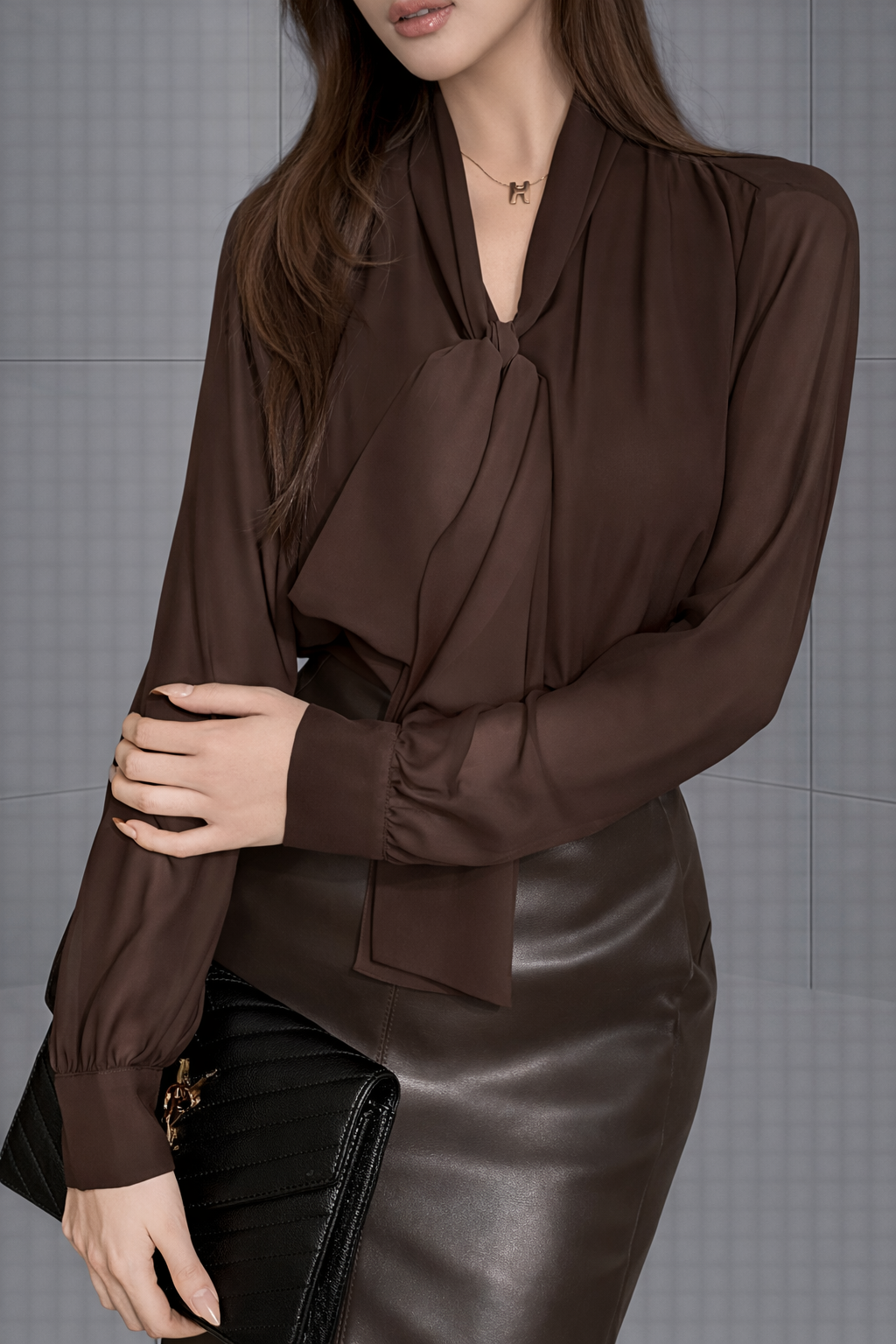 Blusa de chiffon Verónica