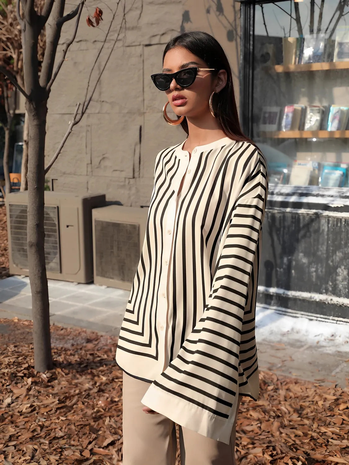 Blusa femenina tipo bata Mia