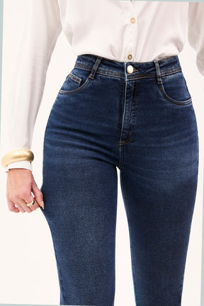 Pantalón de mezclilla recto Nicole